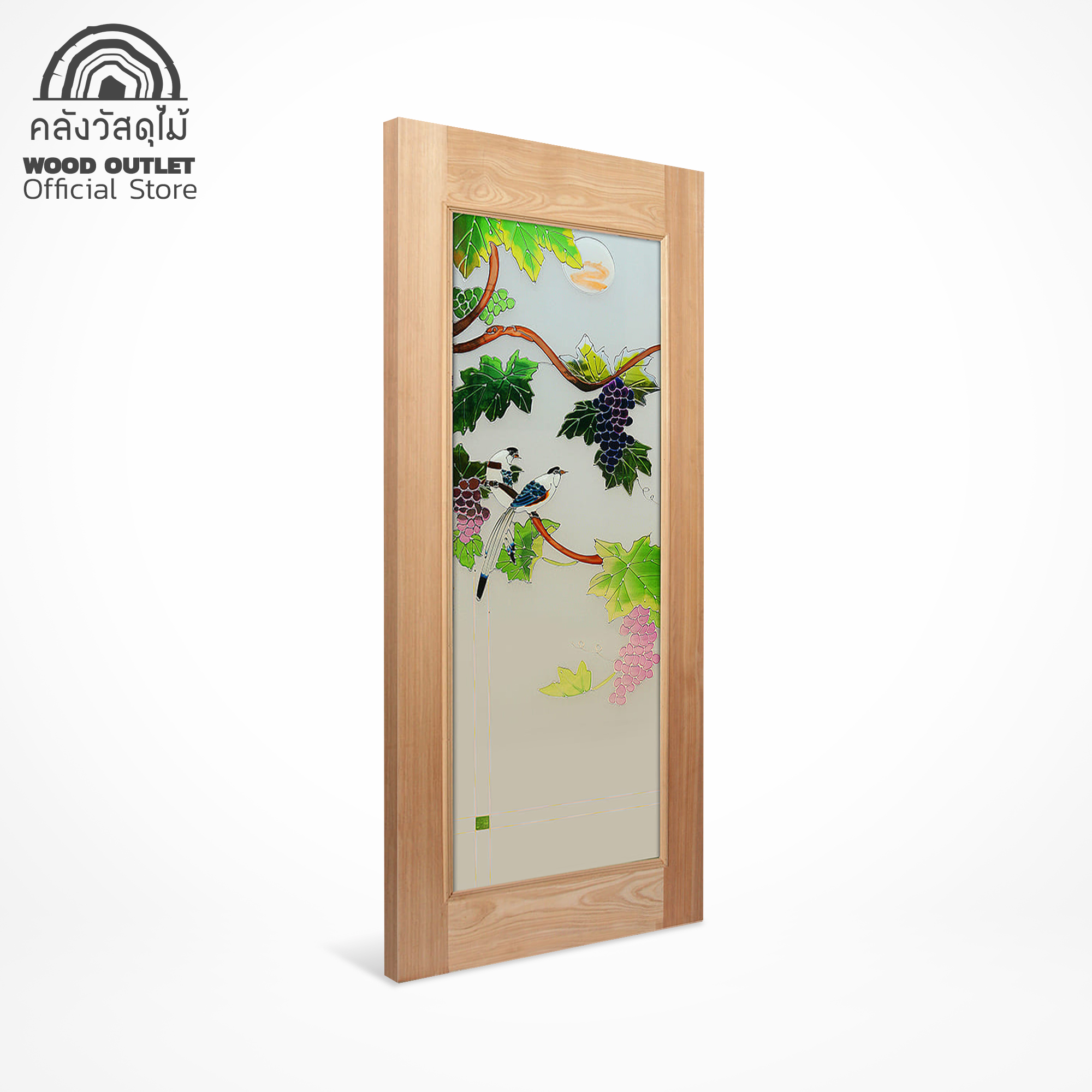 Shopee Mall กระจกเพ้นท์ลาย ART05