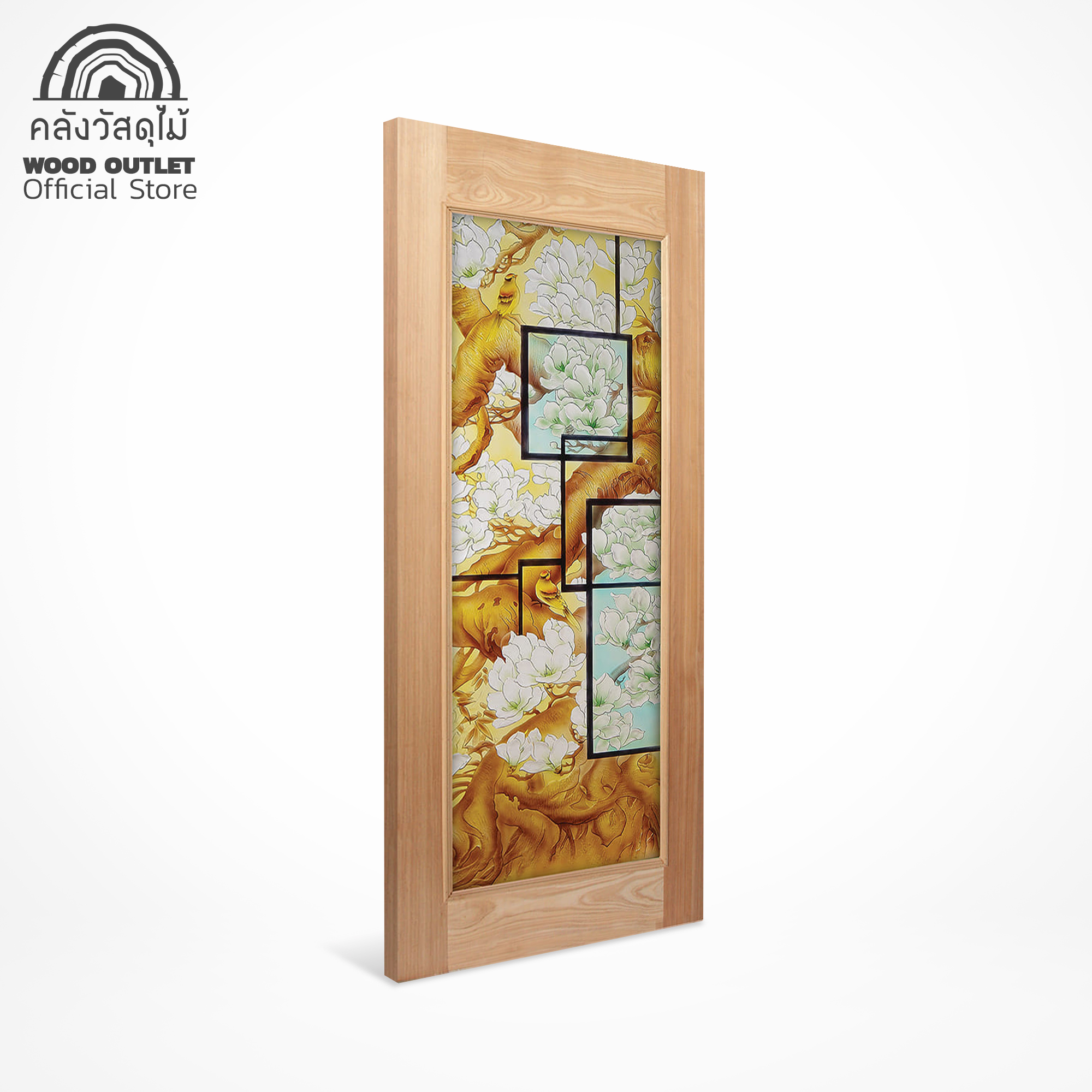 Shopee Mall กระจกเพ้นท์ลาย MASTER007