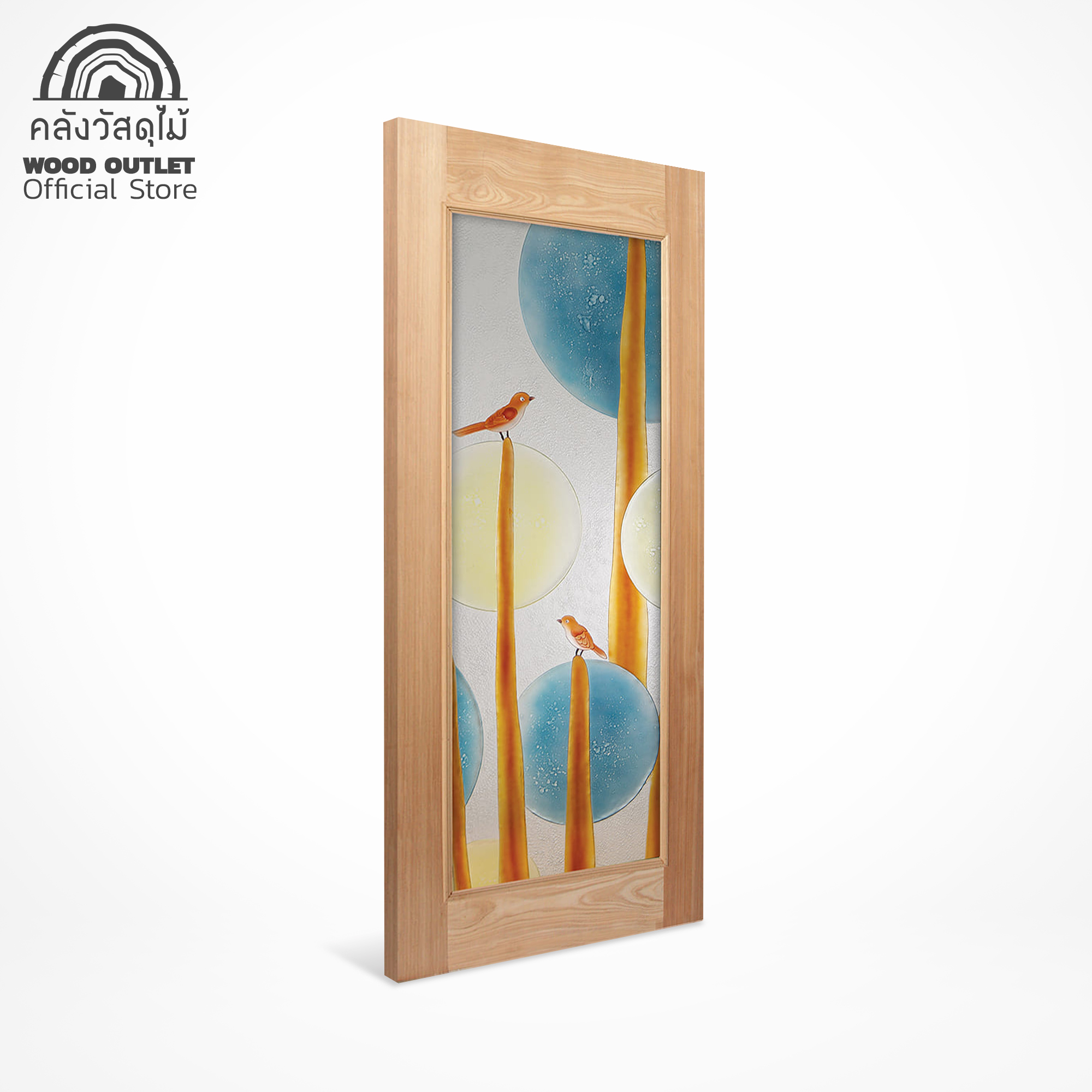 Shopee Mall กระจกเพ้นท์ลาย MASTER009