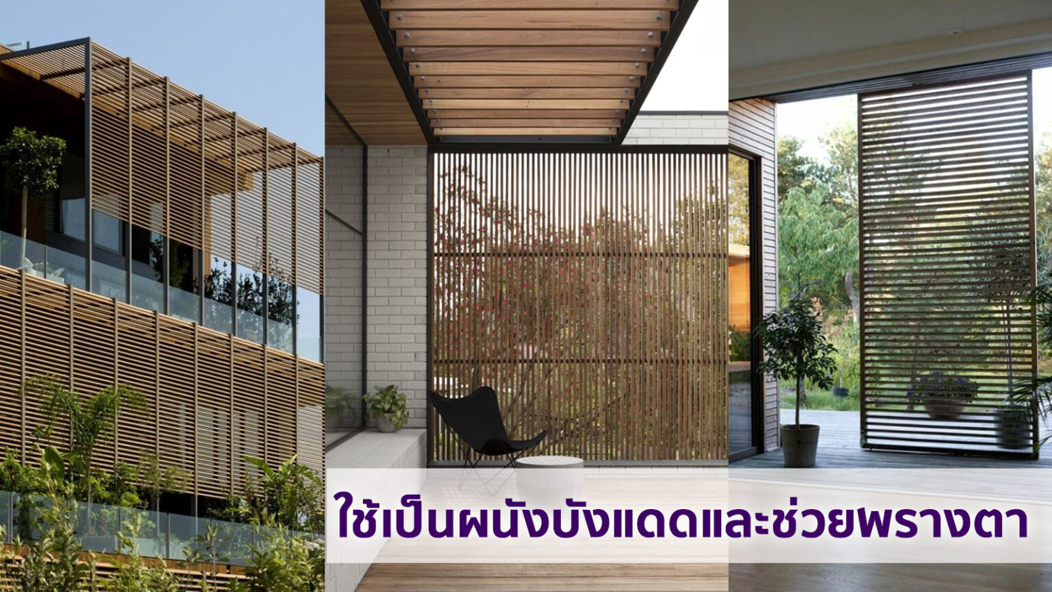 5 ประโยชน์ของระแนงไม้ ที่จะช่วยเพิ่มความน่าอยู่ให้กับบ้านของคุณ ...
