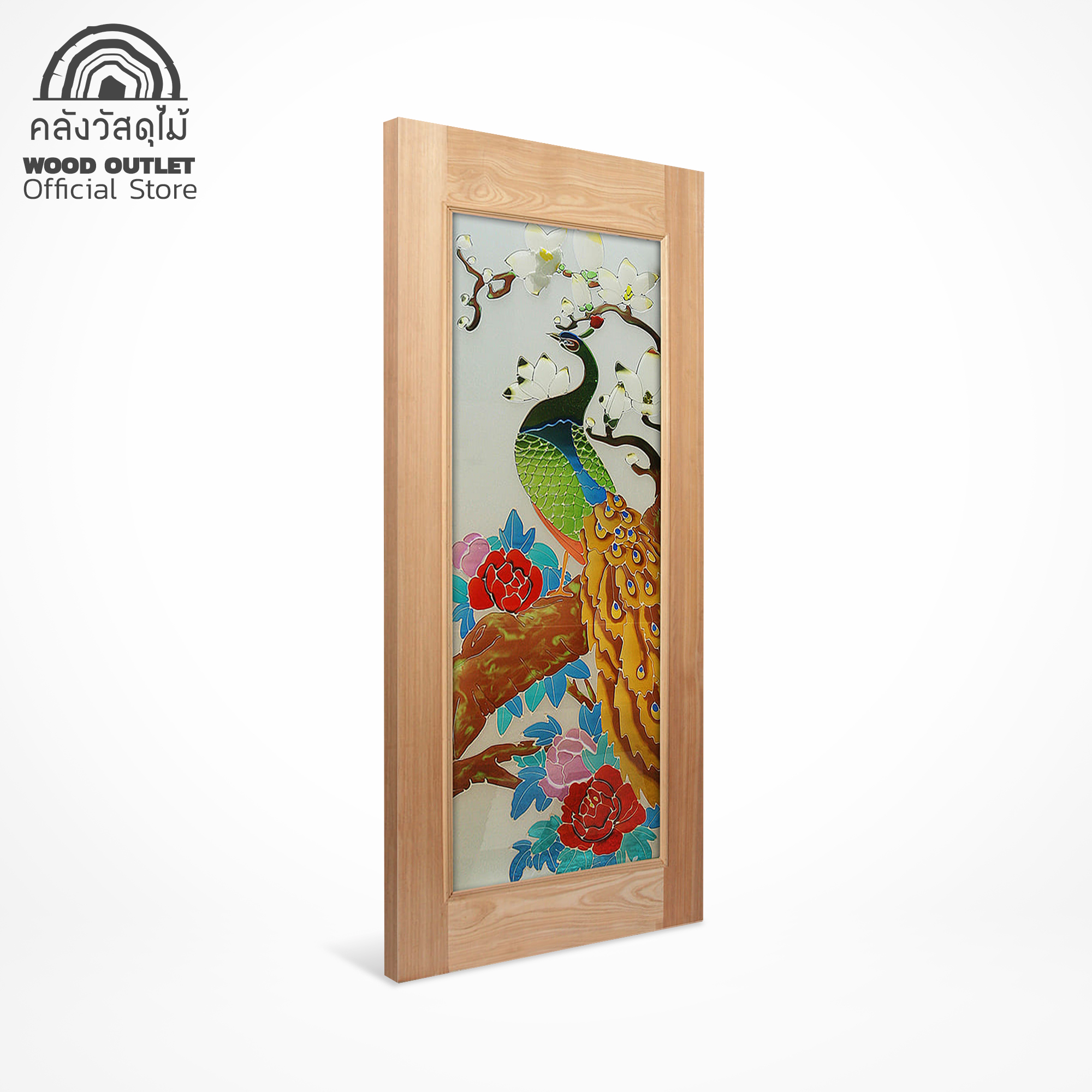 Shopee Mall กระจกเพ้นท์ลาย ART03